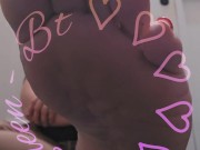 Spreading my toes wide open. 15/16