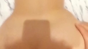 Lesbian stepsister tastes my cock