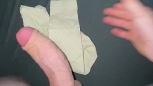 FAT COCK AT NIGHTTIME HAVING A BLAST SOLO