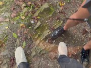 She was so horny that give me blowjob in forest - Tonny and Mia 12/16