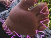 I'm showing you my delicious soles. 2/16