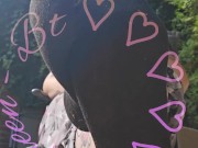 Ankled socks in a different color.