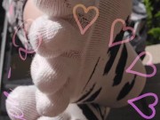 Cute cow socks with seperate toes. 13/16