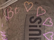 See the inside of my house slippers. 11/16