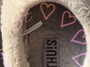 See the inside of my house slippers. 16/16