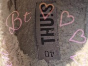 See the inside of my house slippers. 8/16