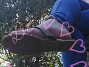 Playing with my flipflops so delicious. 14/16