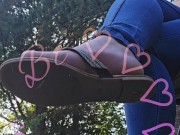 Playing with my flipflops so delicious. 5/16