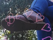 Playing with my flipflops so delicious. 6/16