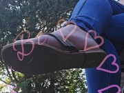 Playing with my flipflops so delicious. 7/16