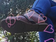 Playing with my flipflops so delicious. 8/16