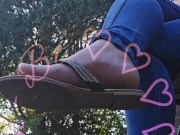 Playing with my flipflops so delicious. 9/16