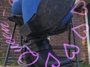 Showing how to play with boots. 15/16