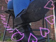 Showing how to play with boots. 16/16