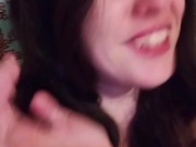 My Tinder Match Likes it When I Gag, He Made me Make my Pussy Squirt on Snapchat Should we Fuck IRL? 1/16