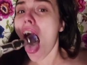 My Tinder Match Likes it When I Gag, He Made me Make my Pussy Squirt on Snapchat Should we Fuck IRL? 16/16