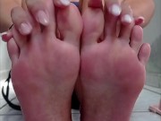 Cream on my delicious soles 13/16