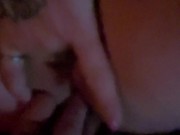 Closeup of couple fingering pussy together 3/16