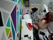 Shop lifting slut marie scarlet bounces on my cock 11/16