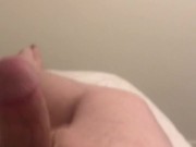 Jacking off hard on bed 14/16