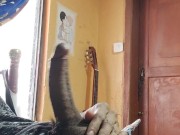 Guy just giving himself a good masturbation on his cock 10/16