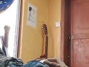 Guy just giving himself a good masturbation on his cock 3/16