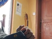 Guy just giving himself a good masturbation on his cock 6/16