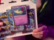 Fully Nude ASMR Pokemon TCG Pack Opening 💙 Pleasurable Whispers 1/16