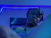 Ebony intense creamy cream pie with 9 inch dildo 3/16