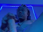 Ebony intense creamy cream pie with 9 inch dildo 5/16