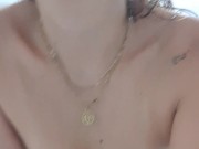 My hot friend caresses her tits and sends me a video 10/16