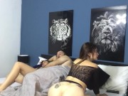 My wife's best friend lets me fill her pussy with milk 13/16