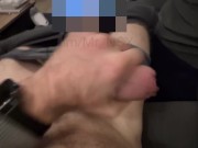 TEASER: ✊🏻💦 jerking while watching a girl grinding on a pillow and moaning - fucking HOT! 6/16