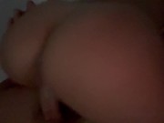 POV viendo una película netflix  me folla y bota  en mi polla hasta correrme cowgirl 5/16