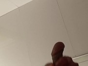 Im jerk of in public washroom while mom stay out side 13/16