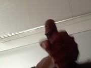 Im jerk of in public washroom while mom stay out side 9/16