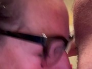 Wife loves her Daddy, deep kissing, spit, gag🔥 14/16