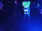 Sexy bbw goddess spins poi in hot outfit 10/16