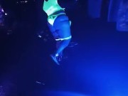 Sexy bbw goddess spins poi in hot outfit 12/16