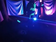 Sexy bbw goddess spins poi in hot outfit 4/16