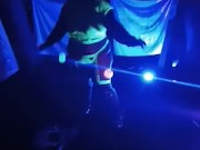 Sexy bbw goddess spins poi in hot outfit 6/16