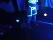 Sexy bbw goddess spins poi in hot outfit 7/16