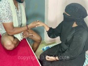 Indian Desi Muslim Employee Fucked by her boss at boss's home in doggy style. 3/16