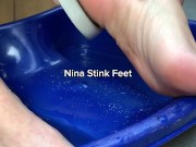 Pedicure in my Stinky Feet! Lick my Feet. 11/16