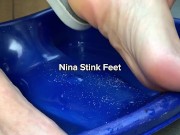 Pedicure in my Stinky Feet! Lick my Feet. 13/16