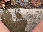 Piss on the steps outside 10/16