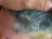 Lesbian step daughter begged daddy for her first ever cock. Cum on tits. Step fantasy house 11/16