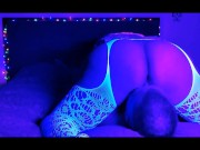 Glow in the dark sex with OF model. 6/16