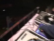 Hot slut pussy fucked hard in frat party 15/16