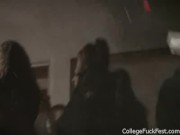 Hot slut pussy fucked hard in frat party 3/16